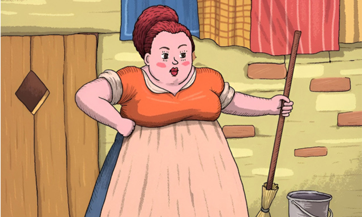 Con mèo trốn ở đâu trong hình?