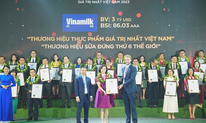 Giá trị thương hiệu Vinamilk thăng hạng đạt mốc 3 tỷ USD