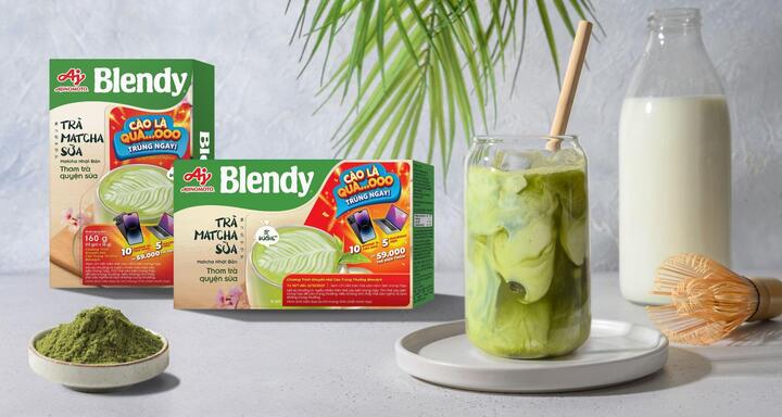 Thưởng thức trà Blendy®, cào ra ngàn quà khủng
