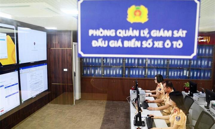 Cục Cảnh sát Giao thông sẽ giám sát toàn bộ quá trình đấu giá biển số xe ô tô