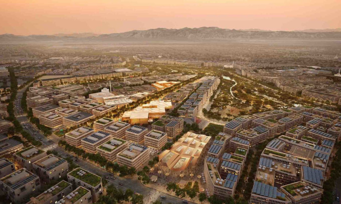 Phối cảnh thành phố thông minh 100.000 dân ở Oman
