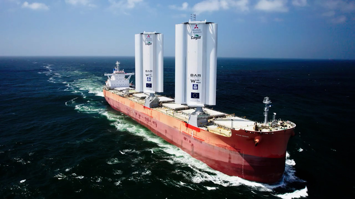 Cánh buồm gió thay đổi góc độ, hình dạng