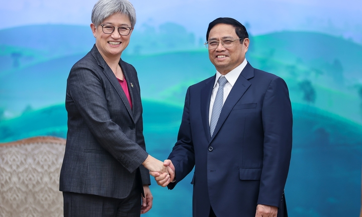 Thủ tướng Phạm Minh Chính tiếp Bộ trưởng Ngoại giao Australia Penny Wong