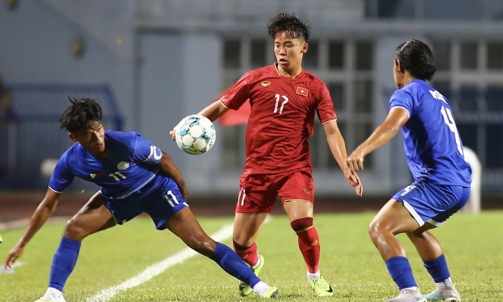 Trực tiếp bóng đá U23 Việt Nam 1-0 U23 Philippines: Hữu Tuấn mở tỉ số
