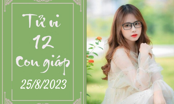Tử vi vui 12 con giáp hôm nay ngày 25/8/2023: Mão lành mạnh, Tỵ chú ý