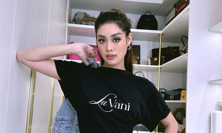 Hoa hậu Khánh Vân khoe tủ đồ hàng hiệu, fan trầm trồ, xuýt xoa