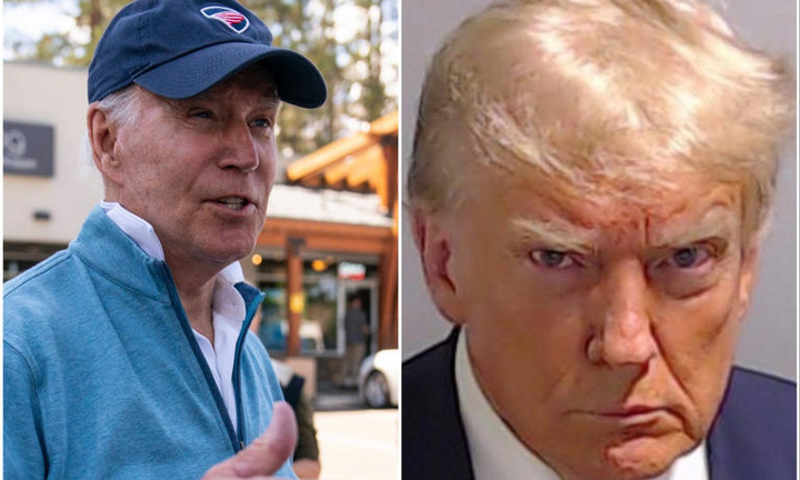 Tổng thống Biden lên tiếng về ảnh hồ sơ tù của ông Trump