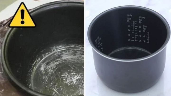 Nồi cơm điện bong lớp chống dính có hại gì?