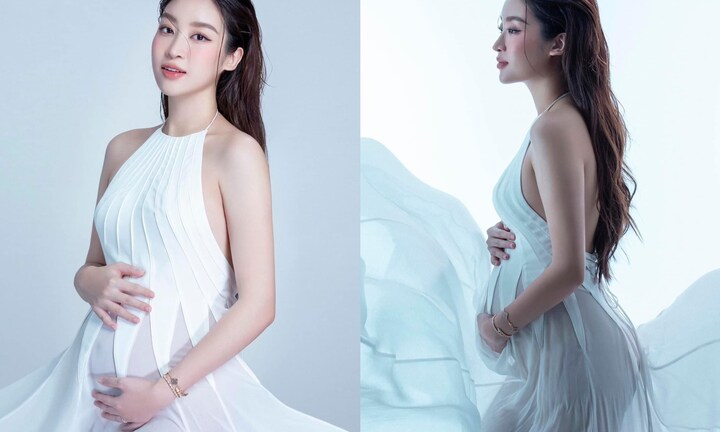 Hoa hậu Đỗ Mỹ Linh lần đầu khoe ảnh 'bầu bí'