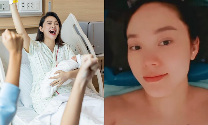 Minh Hằng lộ diện sau sinh, nhan sắc thế nào?