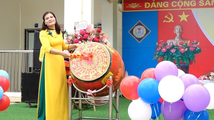 Hà Nội: Học sinh huyện Thanh Oai hân hoan khai giảng năm học mới