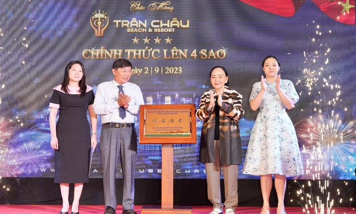 Trân Châu Resort công bố đạt chuẩn 4 sao