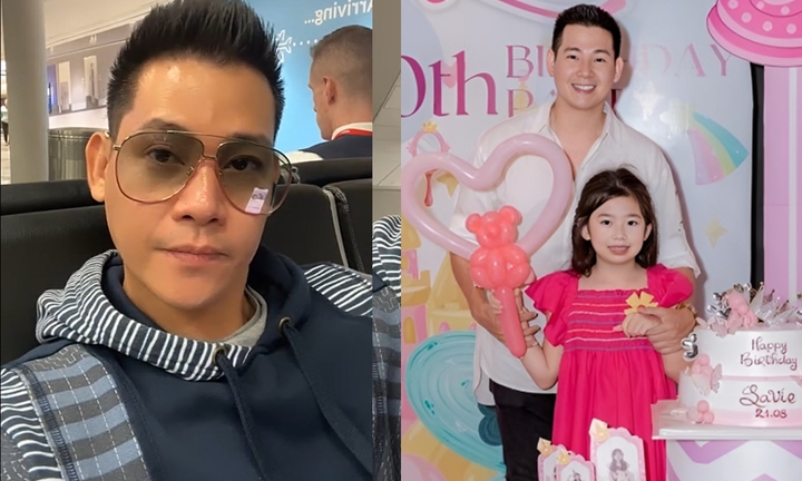 Phùng Ngọc Huy về Mỹ, tiết lộ lý do vẫn để bé Lavie ở Việt Nam