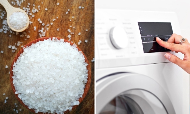 Đổ muối vào máy giặt có tác dụng gì?