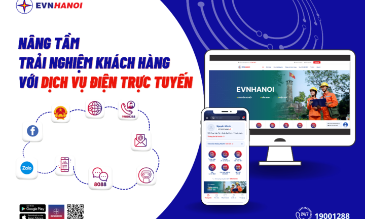 EVNHANOI: Ưu tiên ứng dụng công nghệ số vào kinh doanh và phục vụ khách hàng