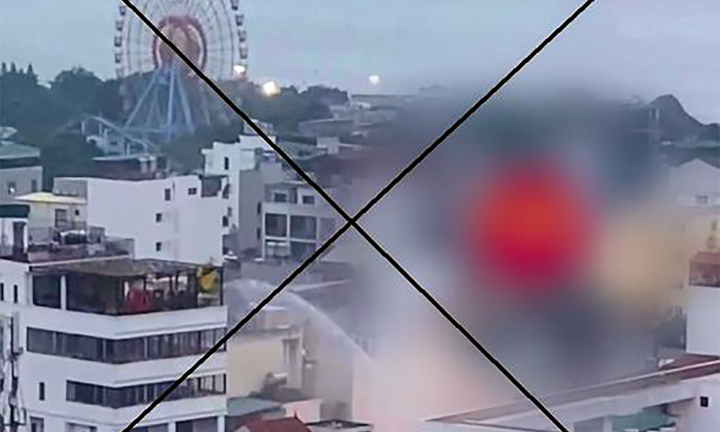 Bác tin 'cháy lớn ở quận Tây Hồ, nhiều người mắc kẹt'