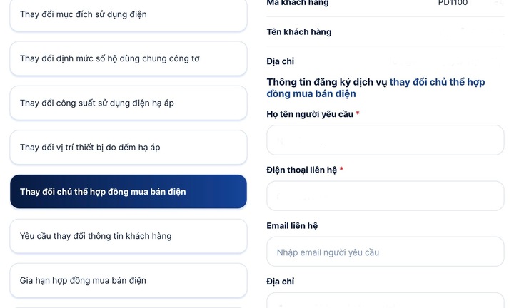Miễn phí nhiều dịch vụ trên app EVNHANOI khi thực hiện hợp đồng mua bán điện