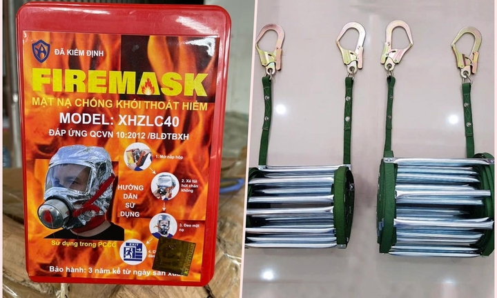 Dân đổ xô mua thiết bị PCCC: Giá mặt nạ, thang dây tăng chóng mặt