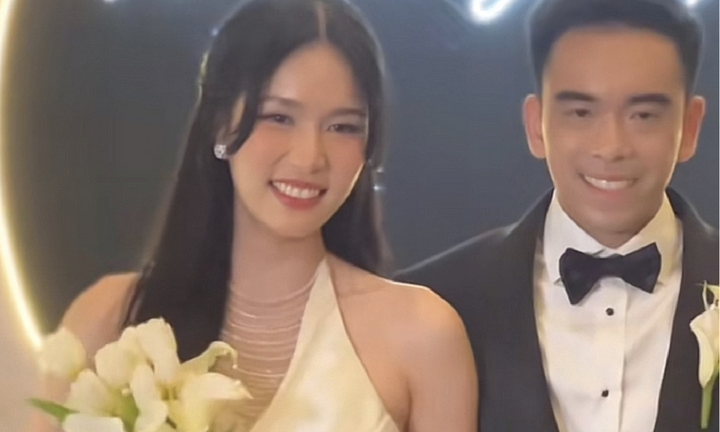 Đám cưới lộng lẫy như cổ tích của Á hậu Phương Anh và chồng doanh nhân