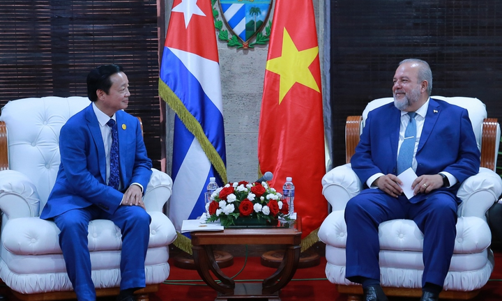 Phó Thủ tướng Trần Hồng Hà hội kiến Thủ tướng Cuba Manuel Marrero Cruz
