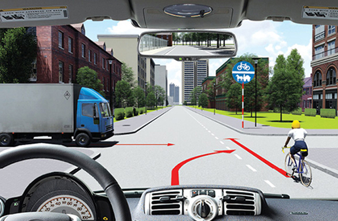 Tài xế xử lý thế nào trong trường hợp này?