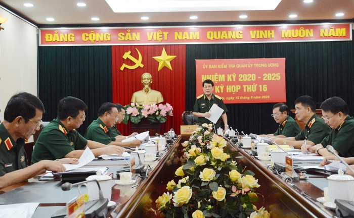 Ủy ban Kiểm tra Quân ủy Trung ương đề nghị kỷ luật 12 tập thể và 44 cá nhân