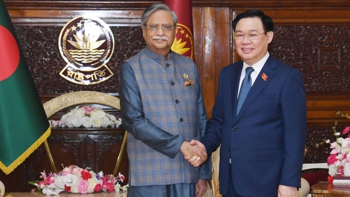 Tổng thống Bangladesh khẳng định 'luôn xem Việt Nam là hình mẫu phát triển'