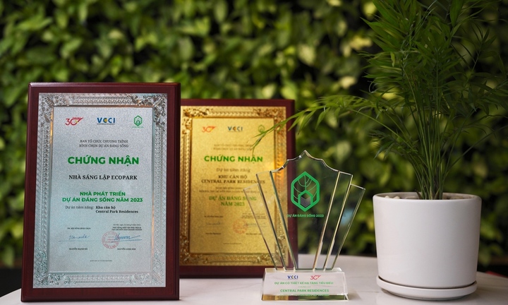 Central Park Residences giành giải thưởng dự án có thiết kế hạ tầng tiêu biểu