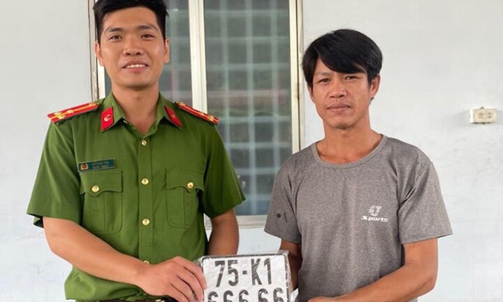 Chú ruột 'mát tay', thanh niên ở Thừa Thiên - Huế được biển số ngũ quý 666.66