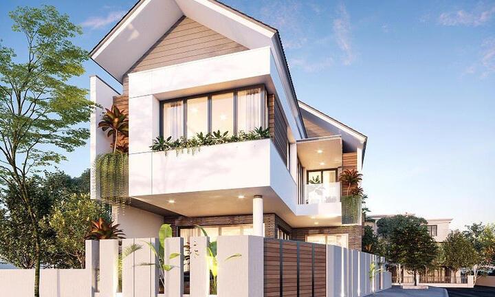 Cùng ngắm nhìn những mẫu nhà 2 mặt tiền đẹp