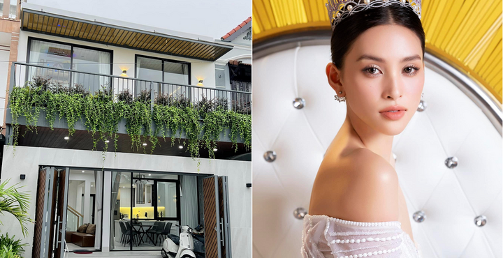 Hoa hậu Tiểu Vy khoe cận cảnh căn nhà mua tặng bố mẹ
