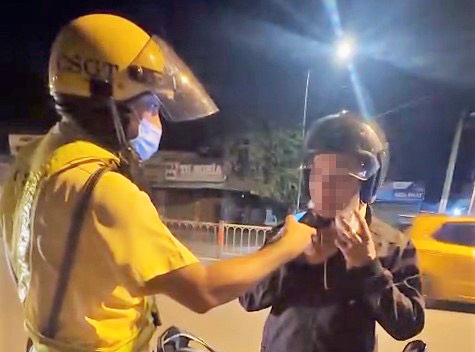 TP.HCM: Phó Chi cục Thi hành án dân sự vi phạm nồng độ cồn