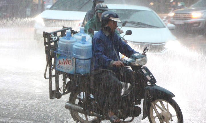Ngày 1/10, Tây Nguyên và Nam Bộ có mưa to