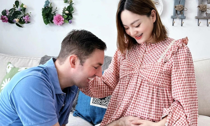 Diễn viên Lan Phương thông báo mang thai lần 2