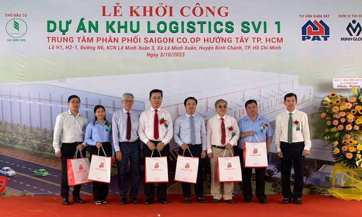 Khởi công kho Saigon Co.op hướng Tây TP.HCM giai đoạn 1 tại KCN Lê Minh Xuân 3