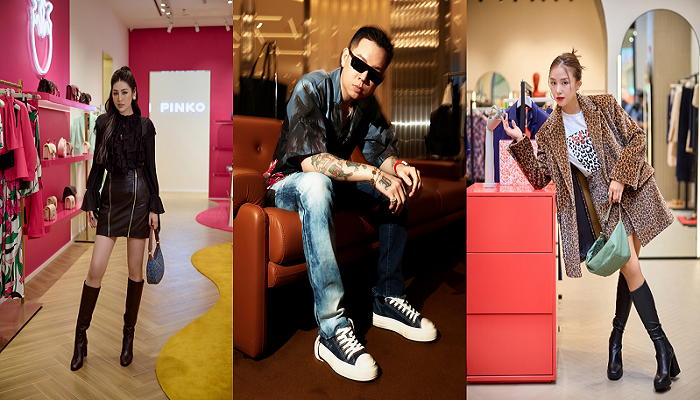 Andree, Salim, Dương Tú Anh check in tại loạt cửa hàng thời trang Ý Maison RMI