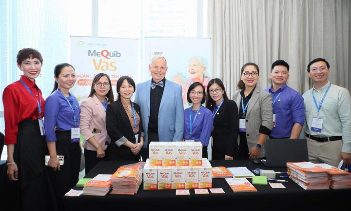 Nutri Miền Nam ra mắt sản phẩm MeQuib VAS tại Hội nghị Tim mạch Hà Nội 2023