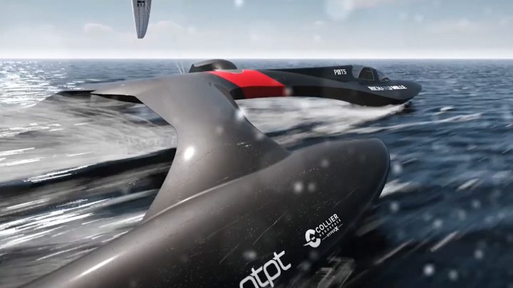 Cận cảnh thuyền buồm 'bay' nhanh nhất thế giới 