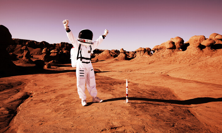 Hình ảnh độc lạ trên Sao Hoả, suy đoán sự tồn tại của loài người