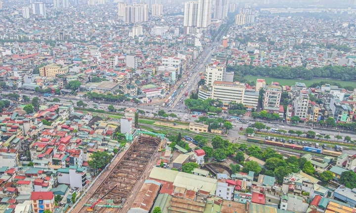 Nhiều 'điểm nghẽn' khiến hầm chui Giải Phóng - Kim Đồng nguy cơ chậm tiến độ