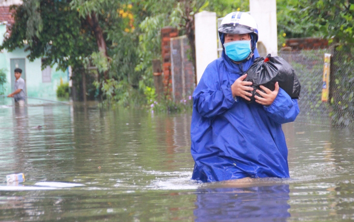 Miền Trung mưa rất lớn, có nơi trên 700 mm