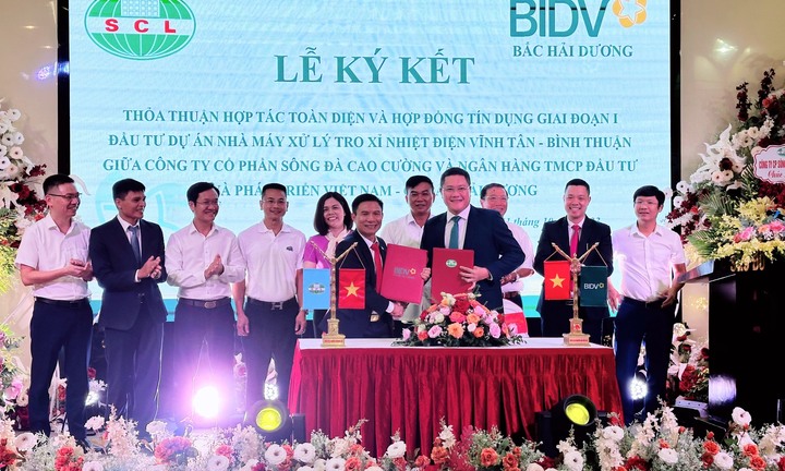 Hợp tác toàn diện tạo đòn bẩy cho Dự án Nhà máy xử lý tro xỉ nhiệt điện Vĩnh Tân