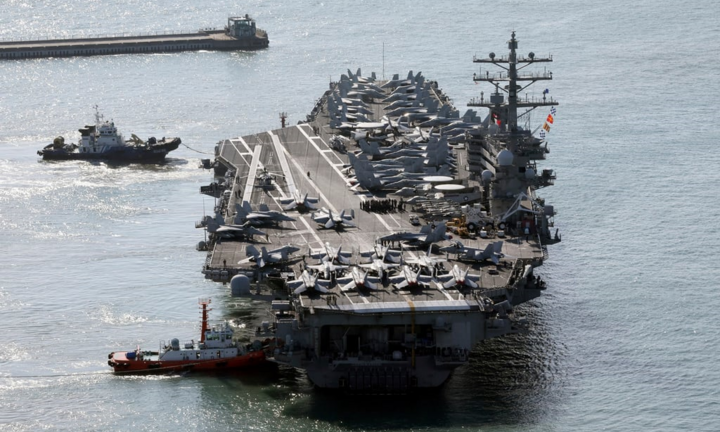 Triều Tiên chỉ trích Mỹ đưa tàu sân bay Mỹ tới Hàn Quốc