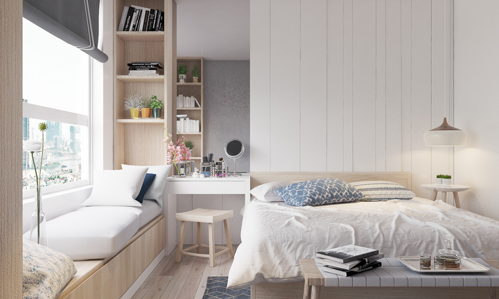 Một số mẫu phòng ngủ nhỏ đẹp, thiết kế hiện đại