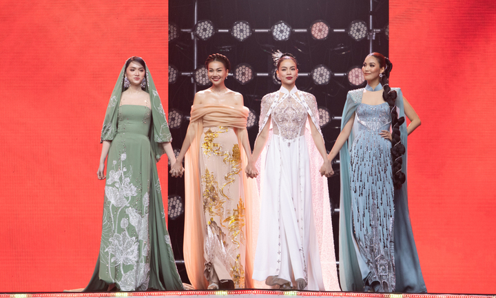 Hồ Ngọc Hà, Thanh Hằng diện áo dài danh lam thắng cảnh của NTK Linh San