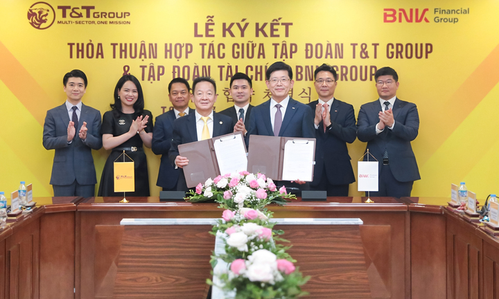 T&T Group hợp tác với Tập đoàn tài chính Hàn Quốc BNK 