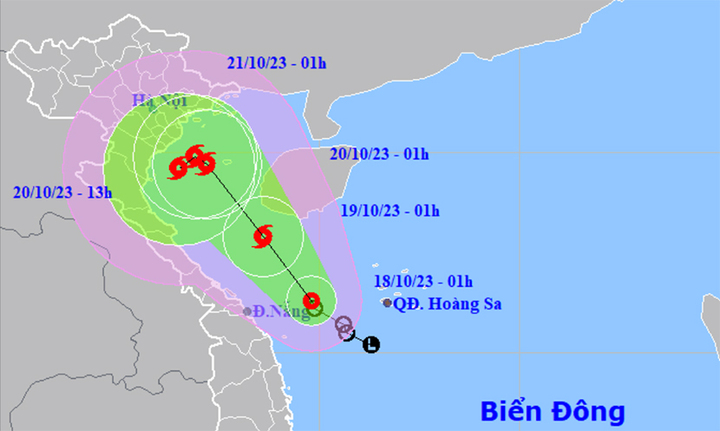 Áp thấp nhiệt đới trên Biển Đông có thể mạnh thành bão, hướng vào vịnh Bắc Bộ