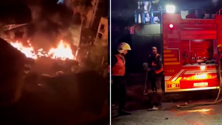 Video: Bệnh viện Gaza bốc cháy dữ dội sau vụ tấn công làm 500 người thiệt mạng