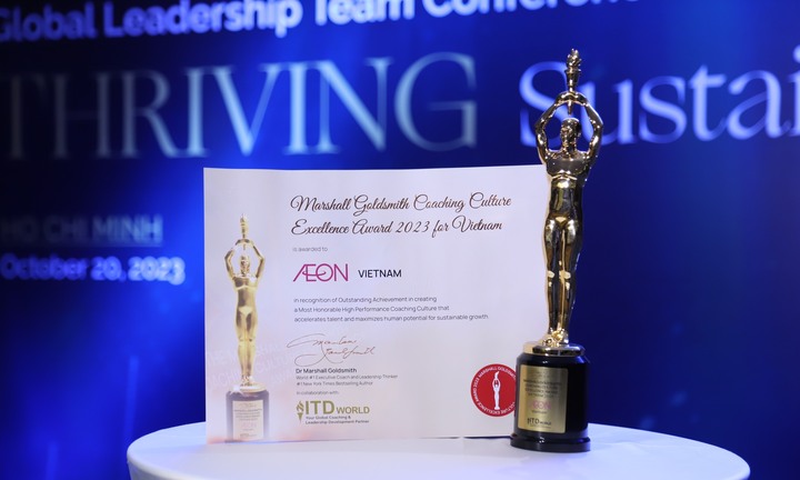 AEON Việt Nam được vinh danh xây dựng văn hóa khai vấn xuất sắc tại doanh nghiệp