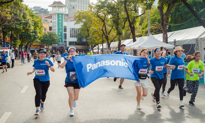 Panasonic tham gia cuộc thi chạy từ thiện Mottainai Run 